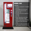 Máquina Vending Vertical Dispensadora Delgada Espacios Pequeños